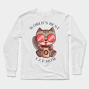 World's Best Cat Mom Long Sleeve T-Shirt